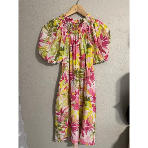 Roller Rabbit Ainsley Floral Dress Small - Picture 2 of 7